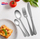 Lugë e madhe çeliku inox Vanora, 13.5 cm, argjendtë