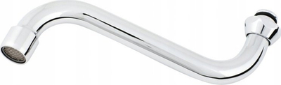 Gyp rubineti Hydroland SPOUT S, 3/4", 180mm, krom