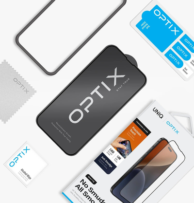 Заштитно стакло Uniq Optix Vivid за iPhone 16 Pro Max, 6.9", калено стакло 9H, проѕирно