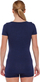 Bluzë femrash Brubeck SS1398W Comfort Merino, me mëngë të shkurtra, përbërje merino, blu navy, përmasa S