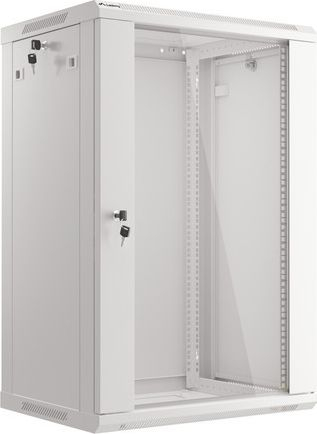 Kabinet rrjeti Lanberg WF01-6418-10S, 19", 18U, gri