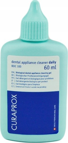 Xел за чистење протези Curaprox BDC 100 Daily, 60 ml, долготрајна свежина