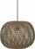 Llambë varëse Sinai, bambu, 45 cm, natyrale