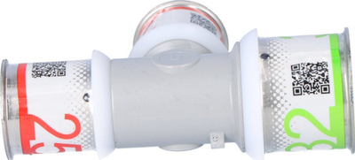 Nyje reduktuese tee Uponor S-Press PLUS PPSU, 32-25-25