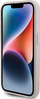Kapak telefoni Guess 4G Stripe për iPhone 15 Pro 6.1", TPU, lëkurë eco, rozë