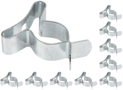 Set mbajtësesh veglash çelik karboni, fi 16mm, 10 copë, argjendtë