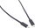 Kabllo USB PremiumCord USB4 40Gbps, Thunderbolt 3, 1m, e zezë