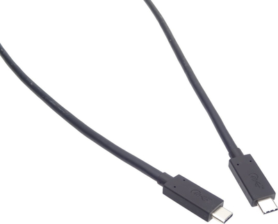 Kabllo USB PremiumCord USB4 40Gbps, Thunderbolt 3, 1m, e zezë