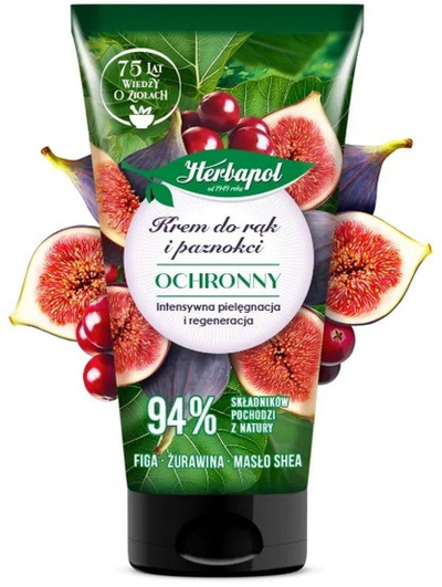 Krem duarsh Herbapol mbrojtës me fiq edhe boronicë të kuqe, hidratues, 50 ml