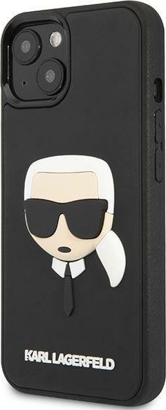 Kapak telefoni Karl Lagerfeld KLHCP14MKH3DBK, Apple iPhone 14 Plus, hardcase, e zezë