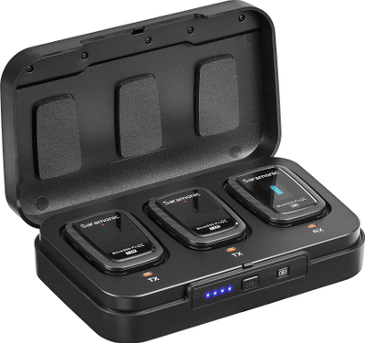 Mikrofon wireless lavalier Saramonic Blink500 ProX B2R, me incizim direkt në pajisje, për iPhone, Android edhe DSLR