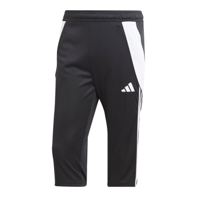 Pantallona sportive adidas Tiro 24 3/4 M IJ7671 për burra, me xhepa me zinxhir, të zeza