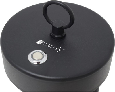 Lampë tavoline Techly, LED pa tela, 180lm, e zezë