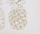 Set kanavacash APESIKA Nature Motif, 3 copë, 30x30cm, ngjyrë ari