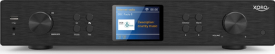 Radio interneti Xoro HFT 440, DAB+, FM, Bluetooth, e zezë