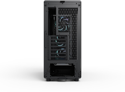 Kuti kompjuteri Fractal Design Epoch, mid tower, xham i temperum RGB, e zezë