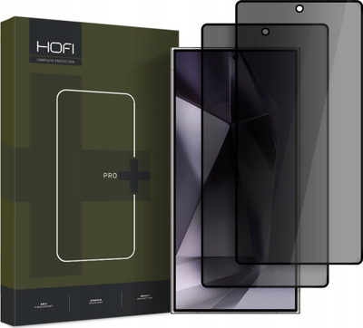Mbulesë ekrani Hofi Anti Spy Glass Pro+ për Samsung Galaxy S25 Ultra, xham i temperum, 2 copë