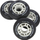 Тркала Nils Extreme PU 72x24 мм, 82 A, 4 парчиња, црни