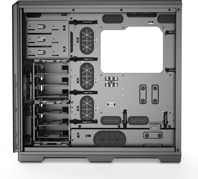 Kasë Phanteks Enthoo Pro Tempered Glass, e zezë, Midi Tower
