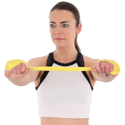 Shirit elastik për palestër Enero Fit, 15-25 kg, 200 cm, blu