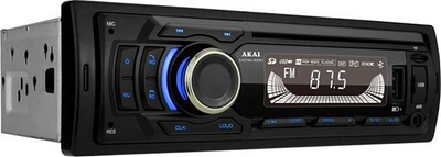Radio makine Akai CA016A-9008U, 1DIN, Bluetooth USB SD, e zezë