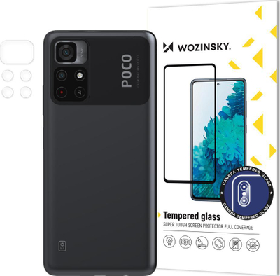 Mbrojtës kamere Wozinsky Pretender Camera Glass për Xiaomi Poco M4 Pro 5G, xham i temperuar 9H, transparent
