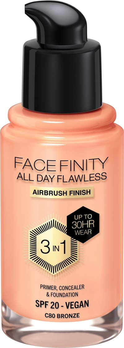 Fondatinë Max Factor Facefinity All Day Flawless 3 in 1, SPF 20, nuanca Bronze