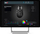 Maus lojërash Niceboy ORYX M666 DAEMON, 10000 DPI, me kabllo USB, i zi