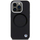 Këllëf telefoni BMW Signature Liquid Silicone për iPhone 15 Pro Max 6.7", silikon i lëmuar, i zi