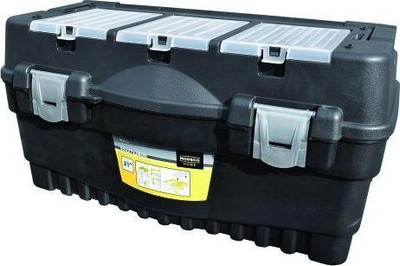 Kuti veglash Modeco Tool Box MN-03-137, 59.5cm, plastike PP, me dorezë çeliku