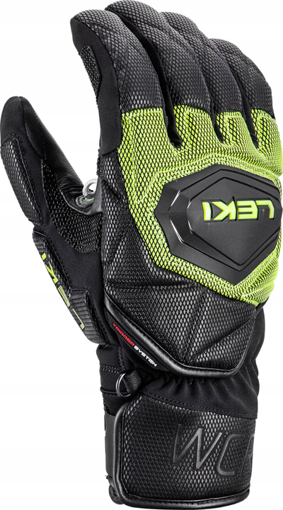 Doreza ski Leki WCR Coach 3D, Thinsulate, membranë SOFT TEX, të zeza Ice Lemon