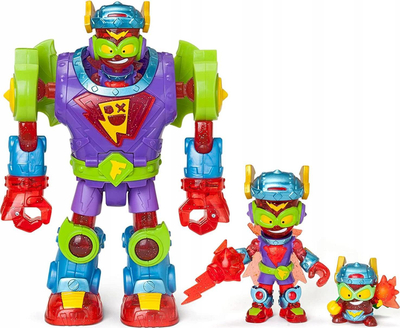 Lodër robot SuperThings Superbot Fury Storm, figurina Kazoom Kid, figurina SuperThing, shumëngjyrëshe