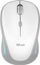 Maus Trust YVI, wireless, USB, i bardhë