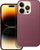 Këllëf telefoni Roar Matte Glass për iPhone 14, mbrojtës, burgundy