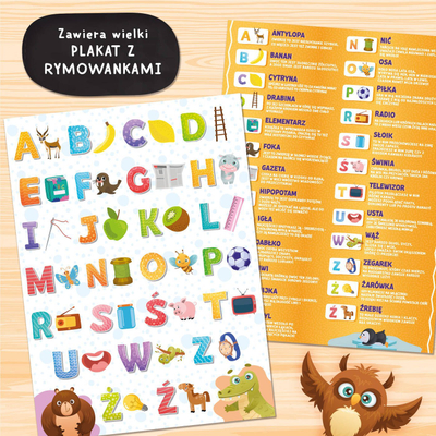 Set edukativ Lisciani Carotina Will Teach You My First Alphabet, për fëmijë 3+, shumëngjyrësh