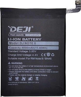 Bateri telefon XIAOMI Redmi Note 8, 4000mAh, zëvendësuese