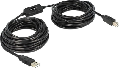 Kabllo USB Delock 82915, USB A në USB A, 11m, e zezë
