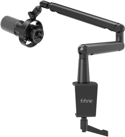 Mikrofon FIFINE T688, dinamik gaming dhe streaming, USB XLR, i zi