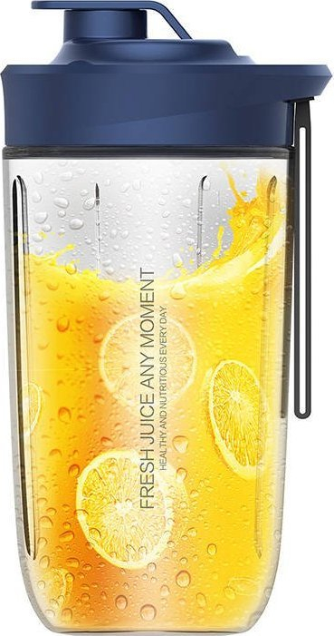 Blender portabël Deerma Wireless pa kabllo, 400ml, karikim me USB, blu