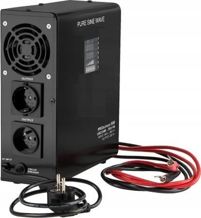 Furnizim energjie emergjent Rebel Power 800, 500W, valë sinusoidale e pastër, i zi