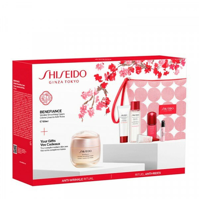 Set kozmetik Shiseido Benefiance Wrinkle Smooth ing Cream