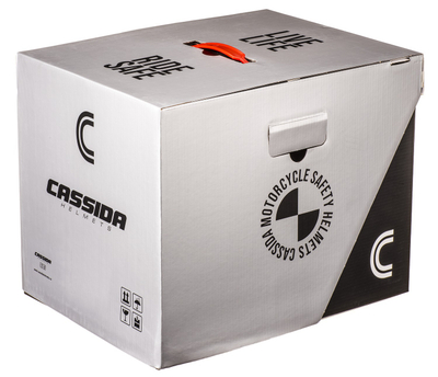 Kaskë moto CASSIDA Modulo 2.1 Compass 2026, flip up, Pinlock ready, blu mat perlë e zezë argjendtë e kuqe