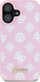 Kllëf telefoni Guess GUHMP16MPGPYSP Peony Script për iPhone 16 Plus 6.7", me MagSafe, rozë
