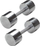 Dumba dore Spartan Chrome, set 2 x 2 kg, metalike, krom