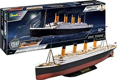 Model anije Revell RMS Titanic 1:600, 156 copë, easy click, shumëngjyrësh