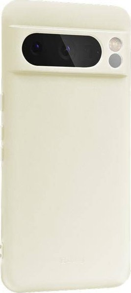Kllëf telefoni Crong Color Cover Google Pixel 8 Pro, silikon liquid, rri me karikim pa tel, bezhë