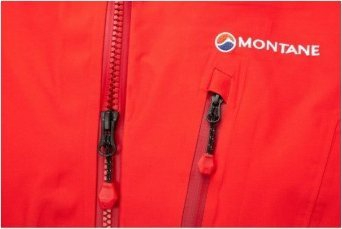 Планинска јакна за мажи Montane Alpine Pro, GORE TEX Pro, водоотпорна, црвена