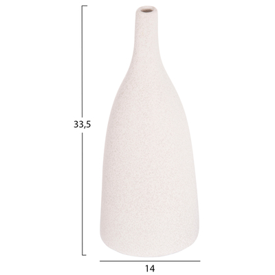 Dekor tavoline qeramike Galad Φ14x33,5Hcm (HM4635.01), bardhë