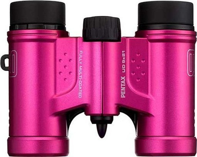 Двоглед Pentax UD 9x21, зголемување 9x, компактен, розов