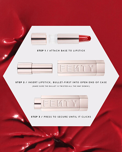 Kuti elegante për buzëkuq Fenty Beauty